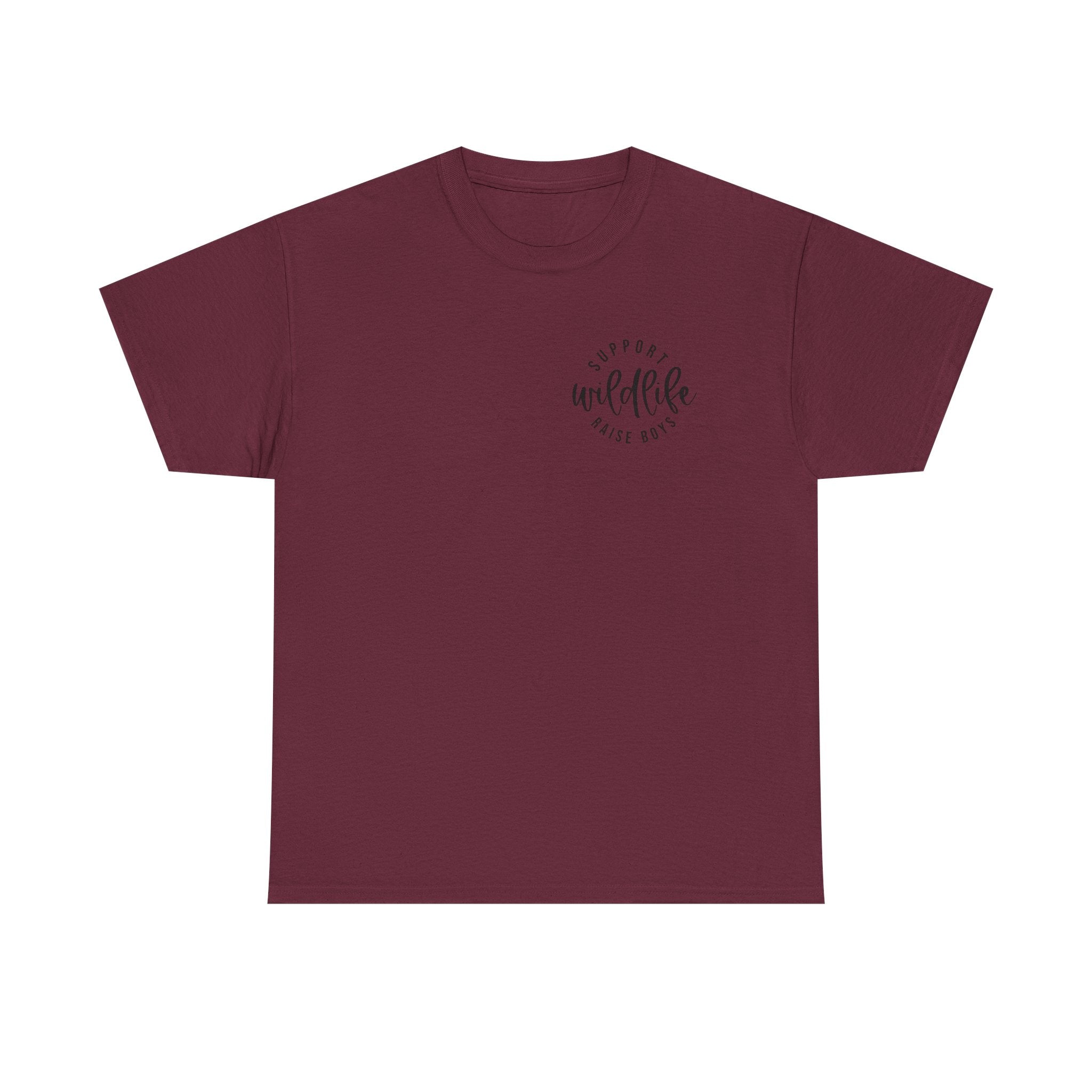 Wildlife Mom T-Shirt — Retro Script "Proud Wildlife Rescue Mom" Tee