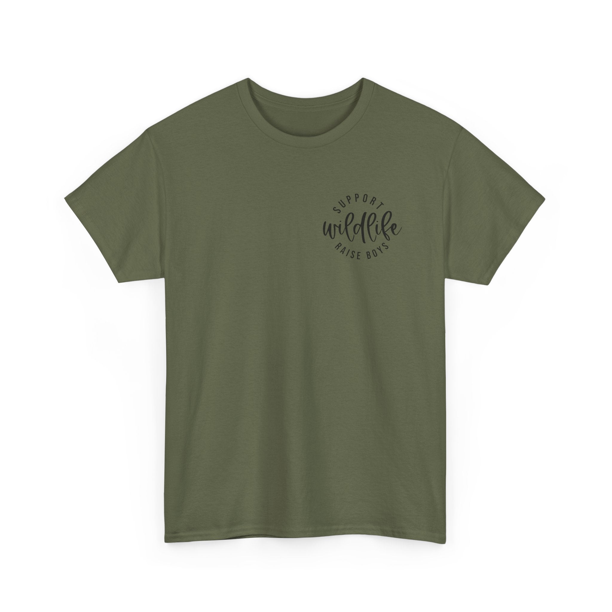 Wildlife Mom T-Shirt — Retro Script "Proud Wildlife Rescue Mom" Tee