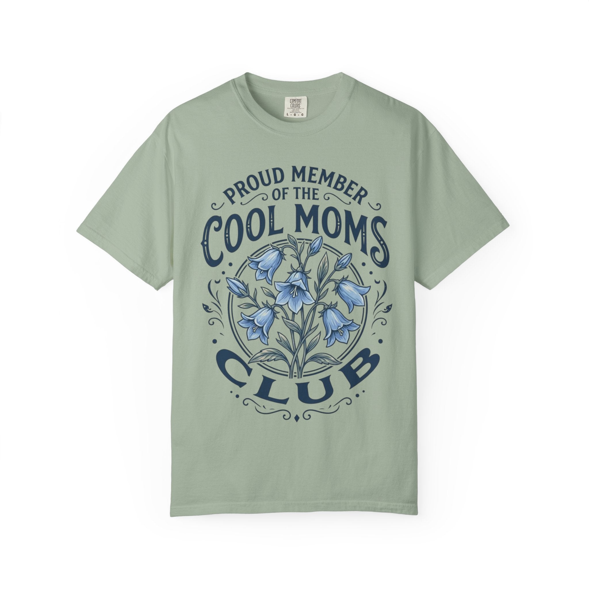 Cool Moms Club T-Shirt – “Proud Member of the Cool Moms Club” Floral Tee