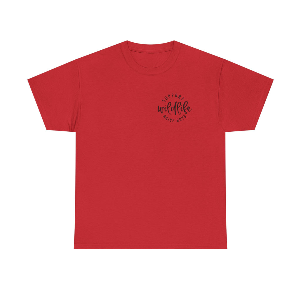 Wildlife Mom T-Shirt — Retro Script "Proud Wildlife Rescue Mom" Tee