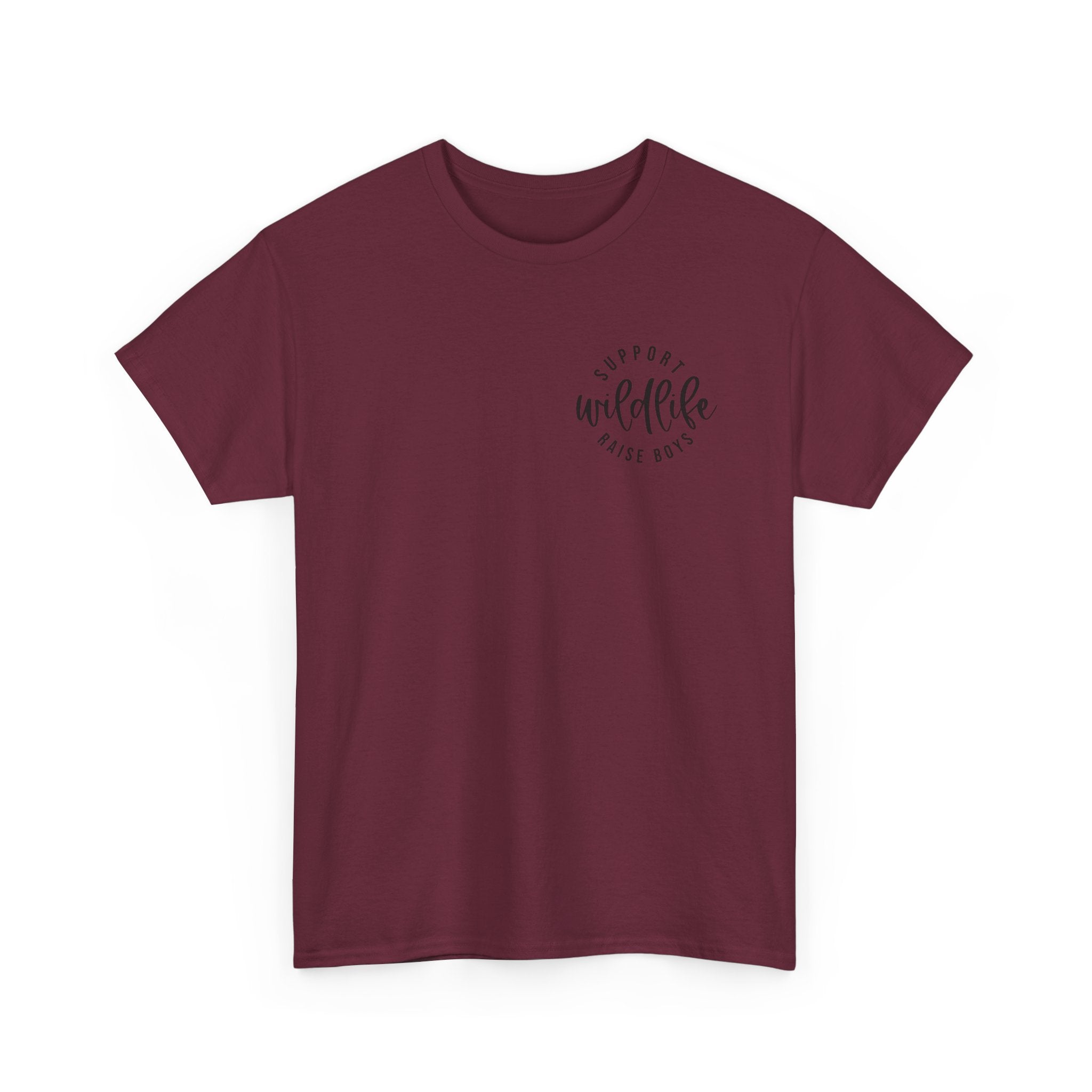 Wildlife Mom T-Shirt — Retro Script "Proud Wildlife Rescue Mom" Tee