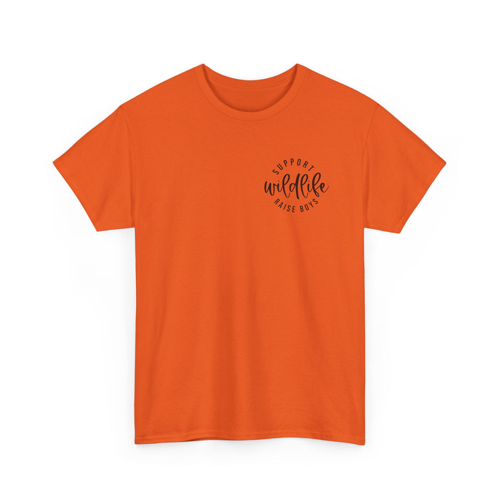Wildlife Mom T-Shirt — Retro Script "Proud Wildlife Rescue Mom" Tee
