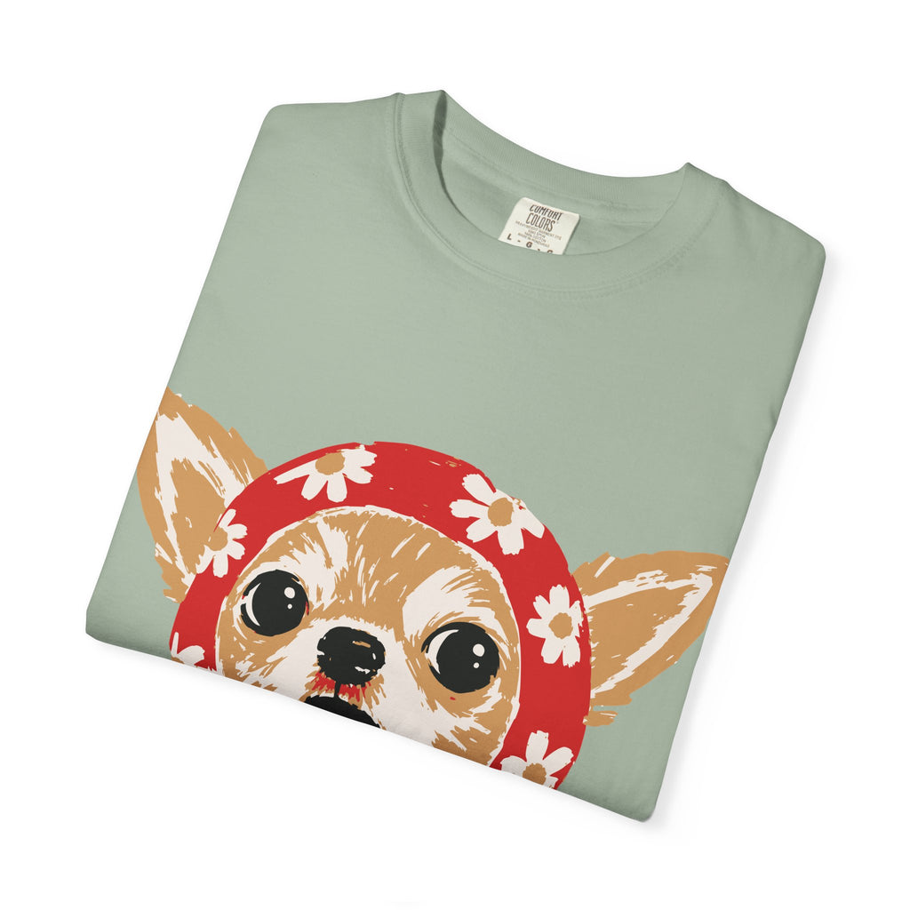 Chihuahua Bandana T-Shirt — Cute Vintage Dog Face Tee