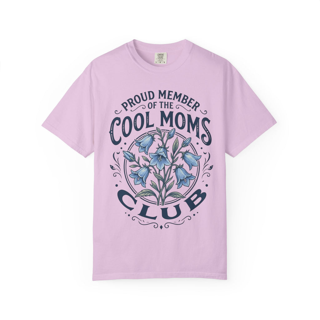 Cool Moms Club T-Shirt – “Proud Member of the Cool Moms Club” Floral Tee