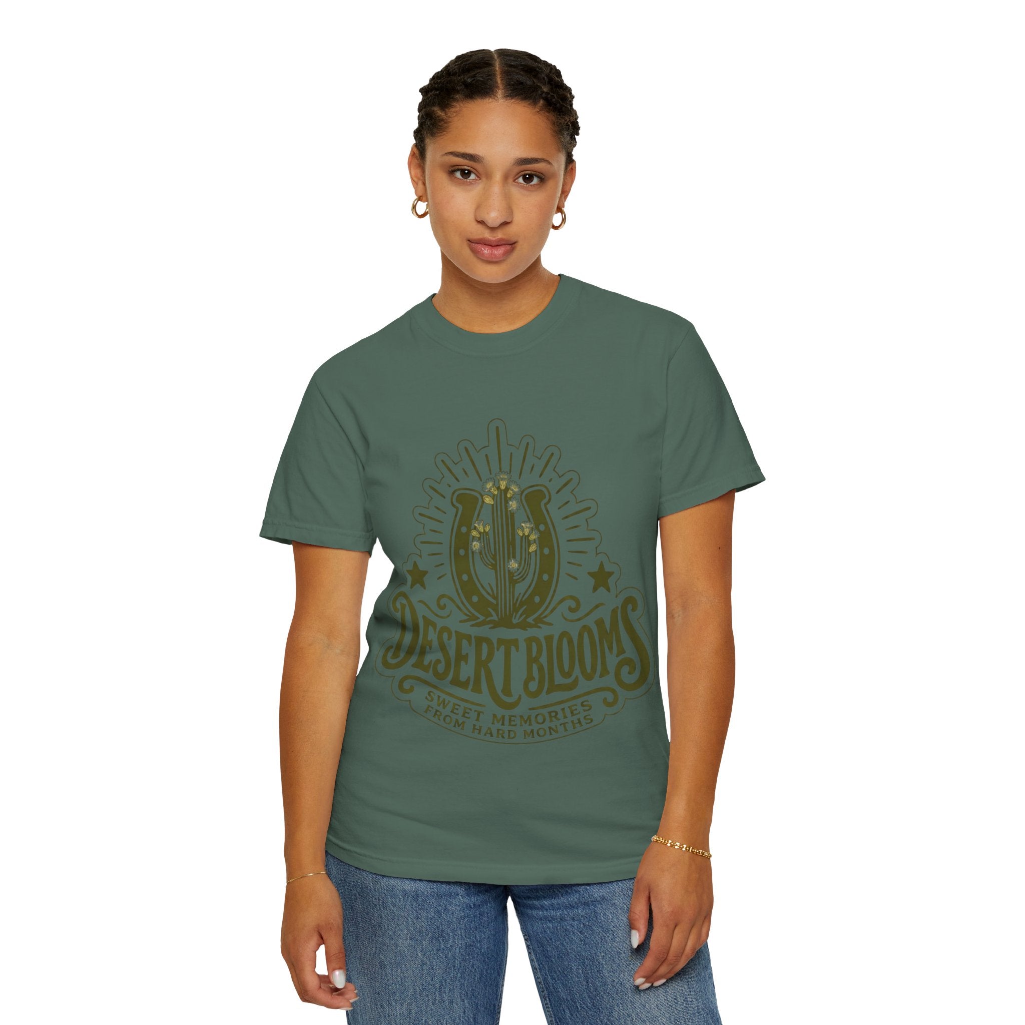 Desert Blooms T-Shirt — Sweet Memories Cactus Graphic Tee