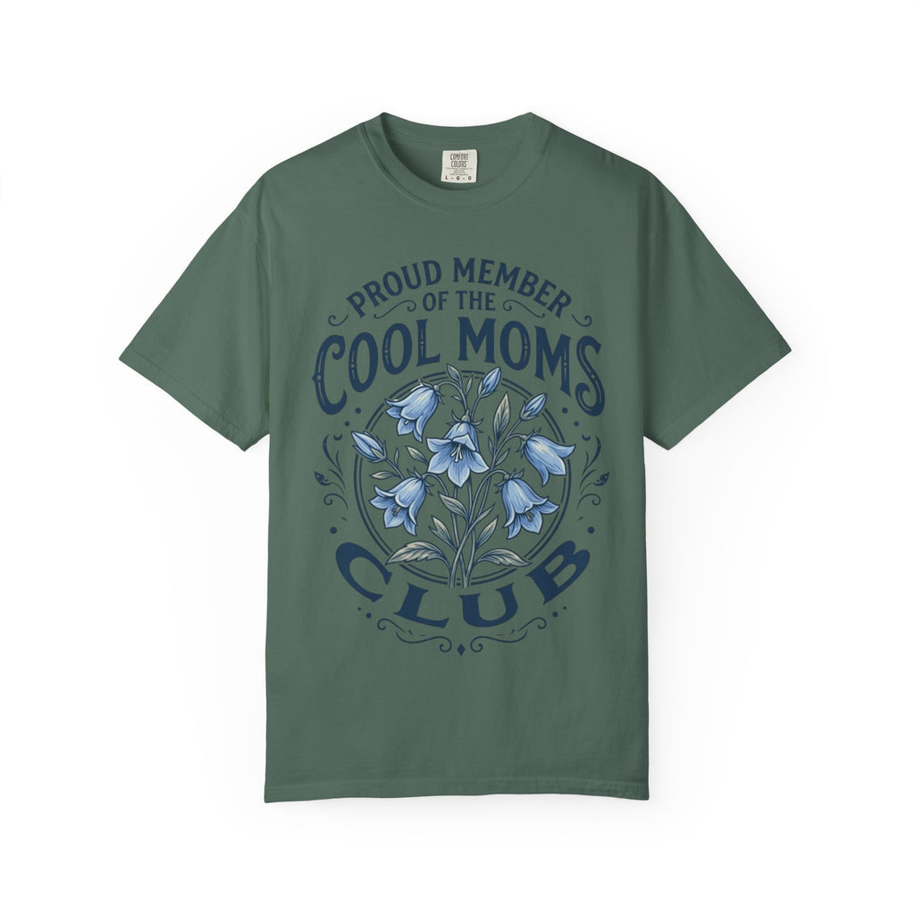 Cool Moms Club T-Shirt – “Proud Member of the Cool Moms Club” Floral Tee