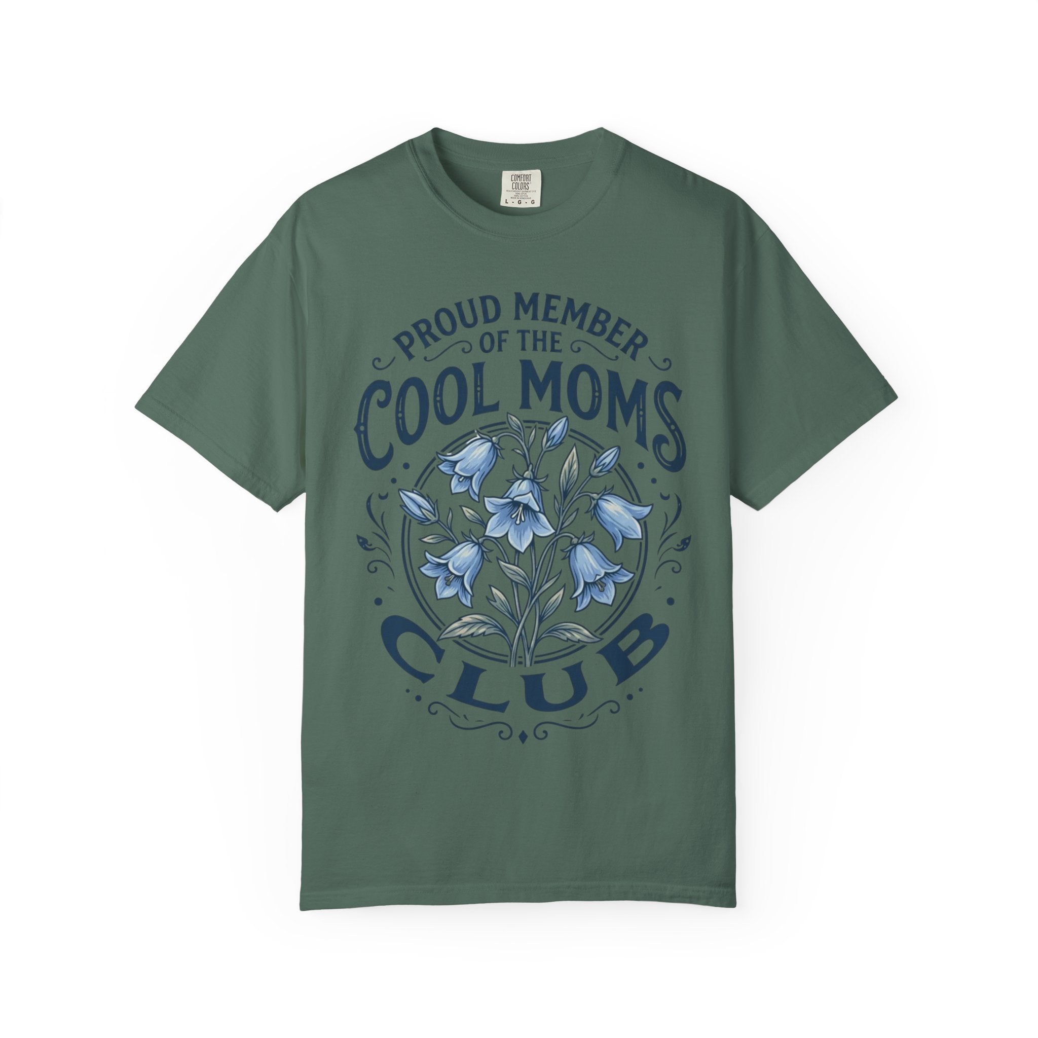 Cool Moms Club T-Shirt – “Proud Member of the Cool Moms Club” Floral Tee