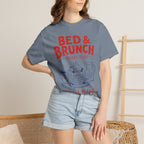 Bed & Brunch T-Shirt — "Coffee Please!" Retro Breakfast Graphic Tee