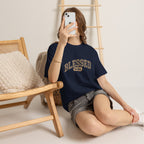 "Blessed Mama" Leopard Print Graphic Tee