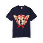 Chihuahua Bandana T-Shirt — Cute Vintage Dog Face Tee