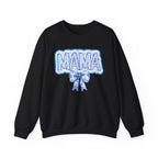 Mama Floral Bow Crewneck Sweatshirt