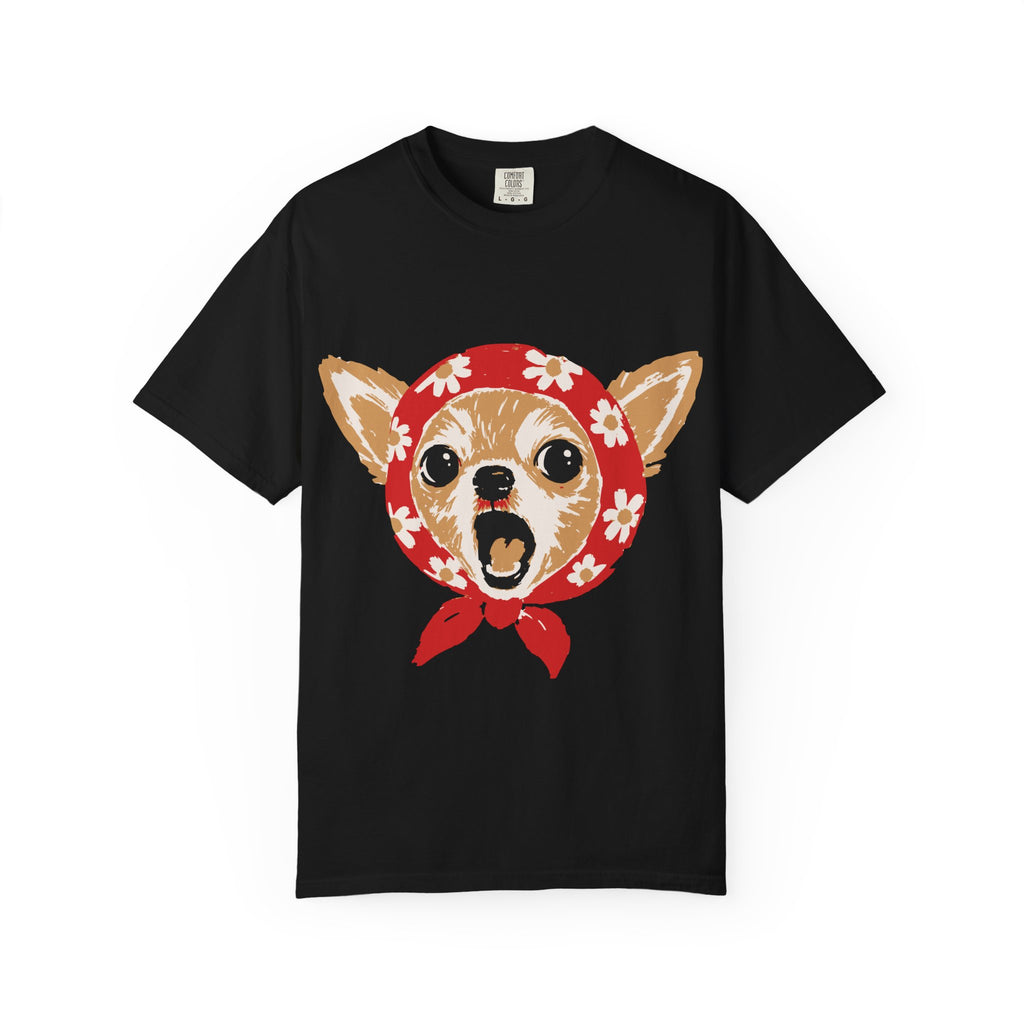Chihuahua Bandana T-Shirt — Cute Vintage Dog Face Tee