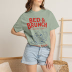 Bed & Brunch T-Shirt — "Coffee Please!" Retro Breakfast Graphic Tee