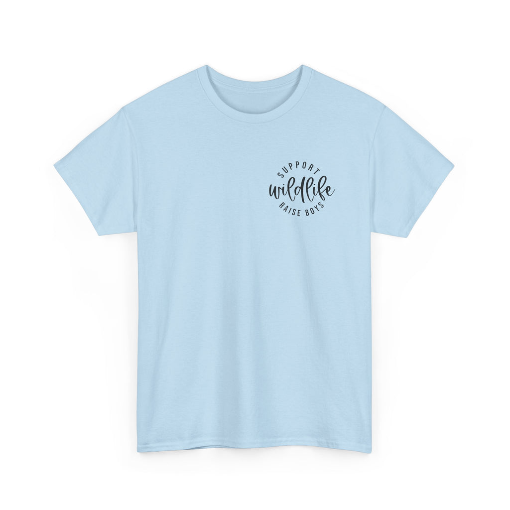 Wildlife Mom T-Shirt — Retro Script "Proud Wildlife Rescue Mom" Tee