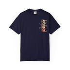 Cafe Culture T-Shirt — Retro Coffee & Croissant Vintage Poster Tee