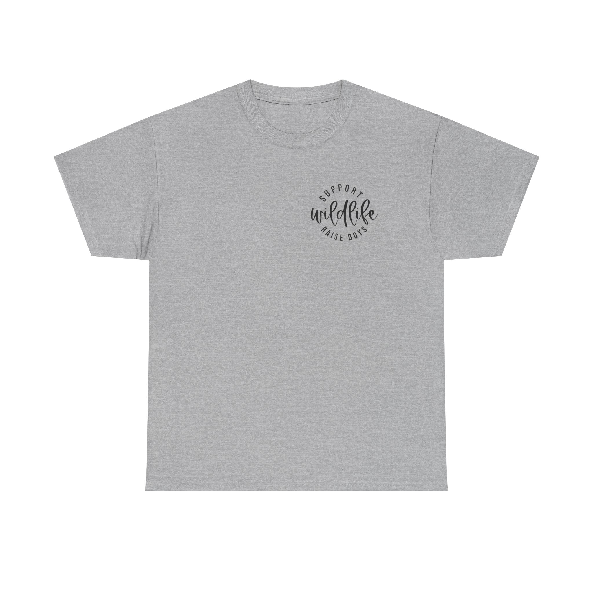 Wildlife Mom T-Shirt — Retro Script "Proud Wildlife Rescue Mom" Tee