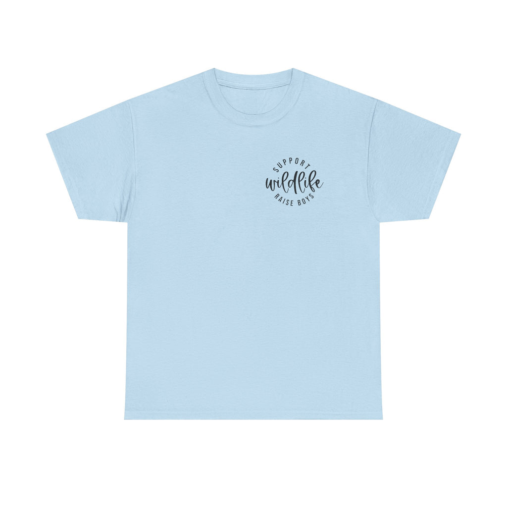 Wildlife Mom T-Shirt — Retro Script "Proud Wildlife Rescue Mom" Tee