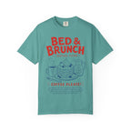 Bed & Brunch T-Shirt — "Coffee Please!" Retro Breakfast Graphic Tee