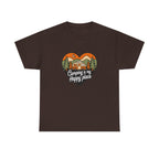 Camping Is My Happy Place T-Shirt — Heart Camper Graphic Tee for Outdoor Lovers