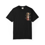 Cafe Culture T-Shirt — Retro Coffee & Croissant Vintage Poster Tee
