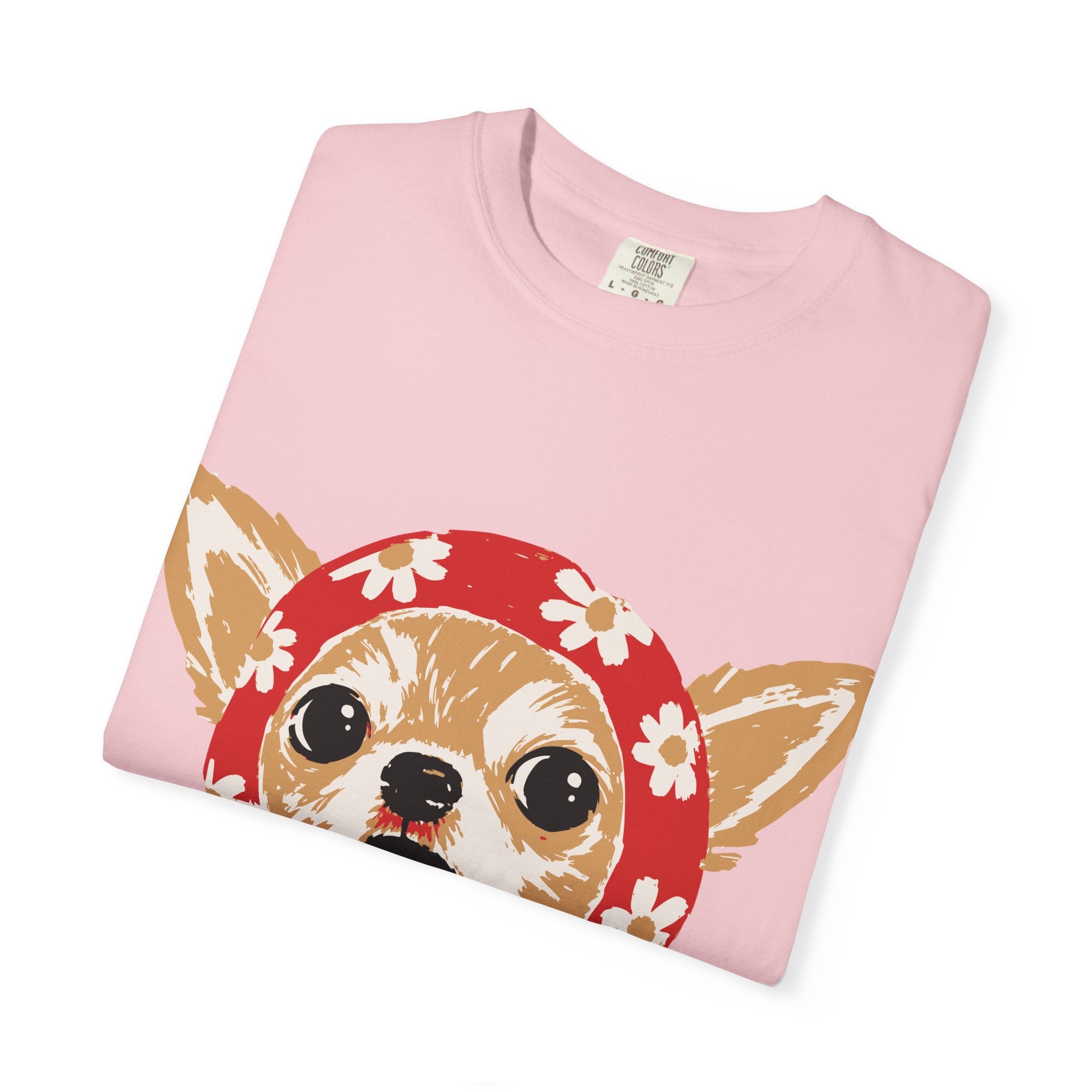 Chihuahua Bandana T-Shirt — Cute Vintage Dog Face Tee