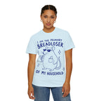 Breadloser T-Shirt — "I Am the Primary Breadloser of My Household" Cartoon Rat Tee