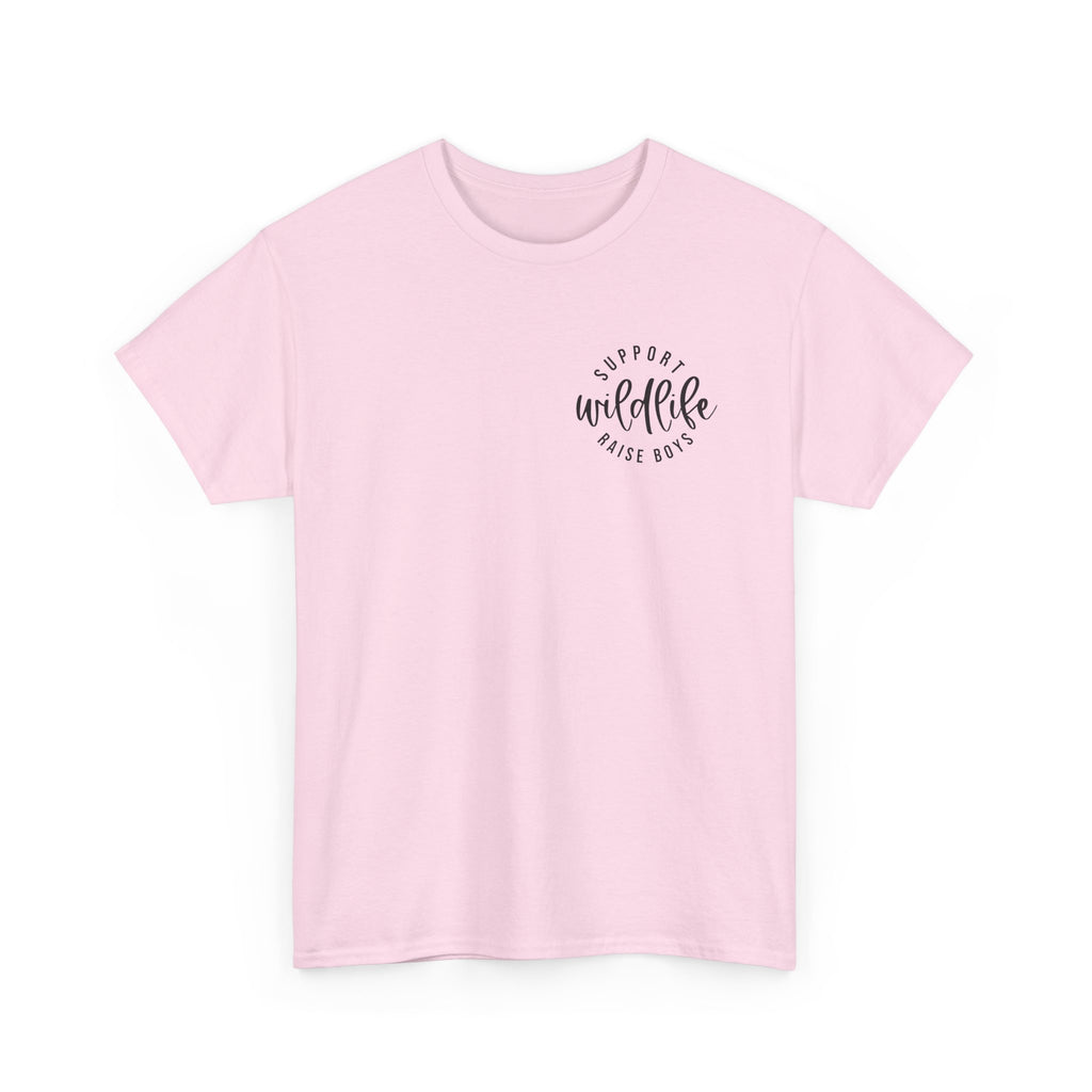 Wildlife Mom T-Shirt — Retro Script "Proud Wildlife Rescue Mom" Tee