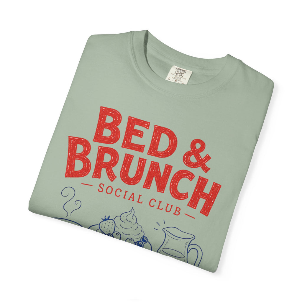 Bed & Brunch T-Shirt — "Coffee Please!" Retro Breakfast Graphic Tee