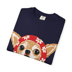 Chihuahua Bandana T-Shirt — Cute Vintage Dog Face Tee