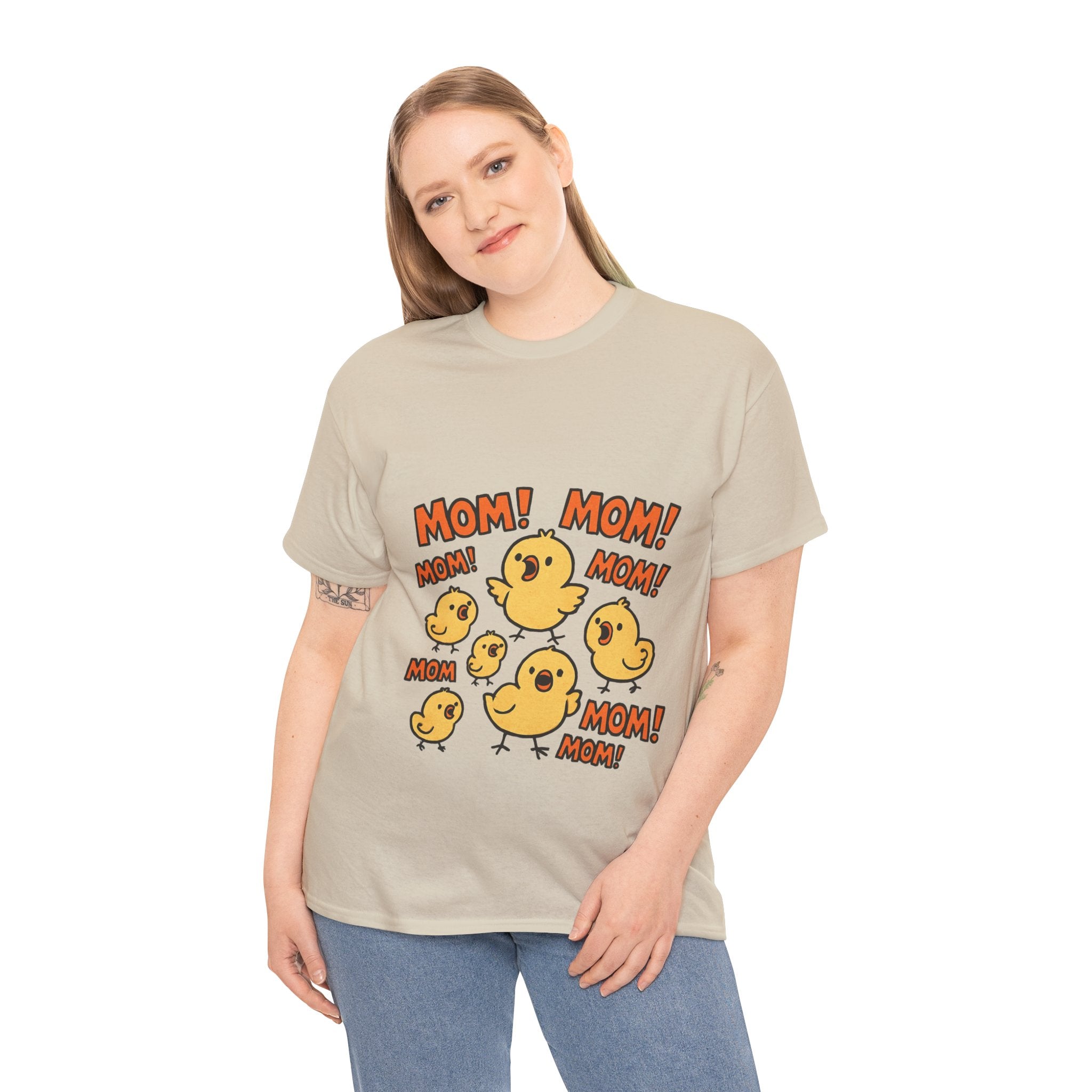 Mom! Mom! Chick Family T-Shirt