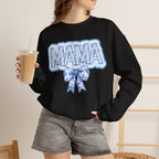 Mama Floral Bow Crewneck Sweatshirt
