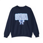 Mama Floral Bow Crewneck Sweatshirt