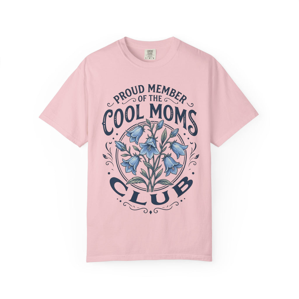 Cool Moms Club T-Shirt – “Proud Member of the Cool Moms Club” Floral Tee