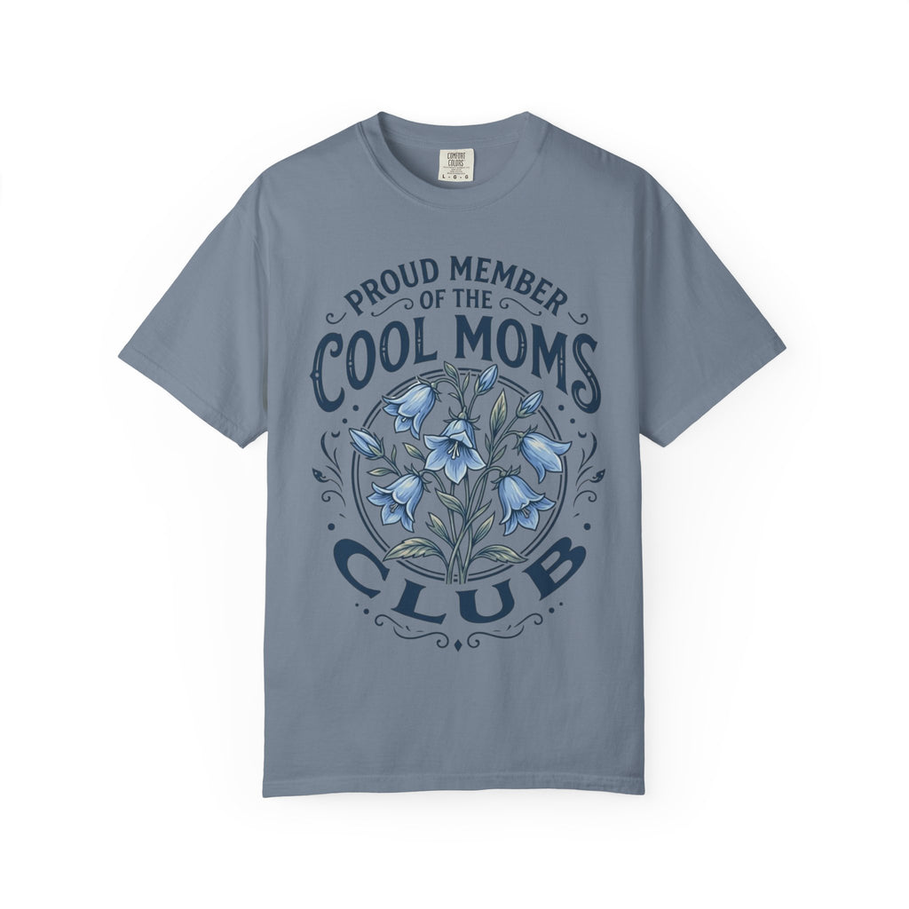 Cool Moms Club T-Shirt – “Proud Member of the Cool Moms Club” Floral Tee