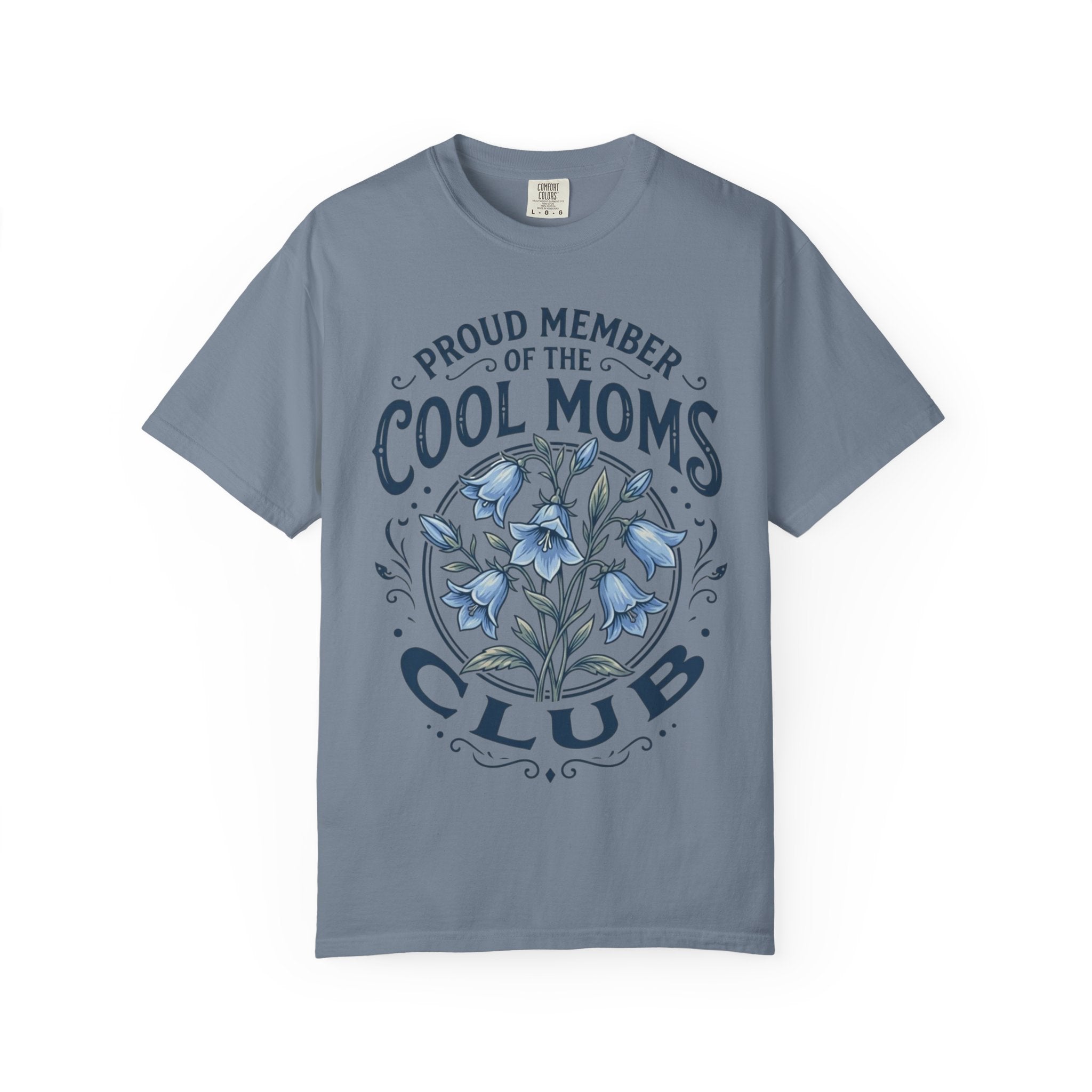 Cool Moms Club T-Shirt – “Proud Member of the Cool Moms Club” Floral Tee