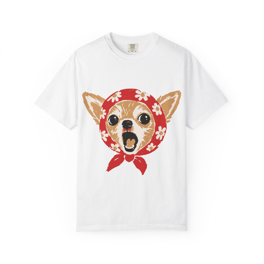 Chihuahua Bandana T-Shirt — Cute Vintage Dog Face Tee