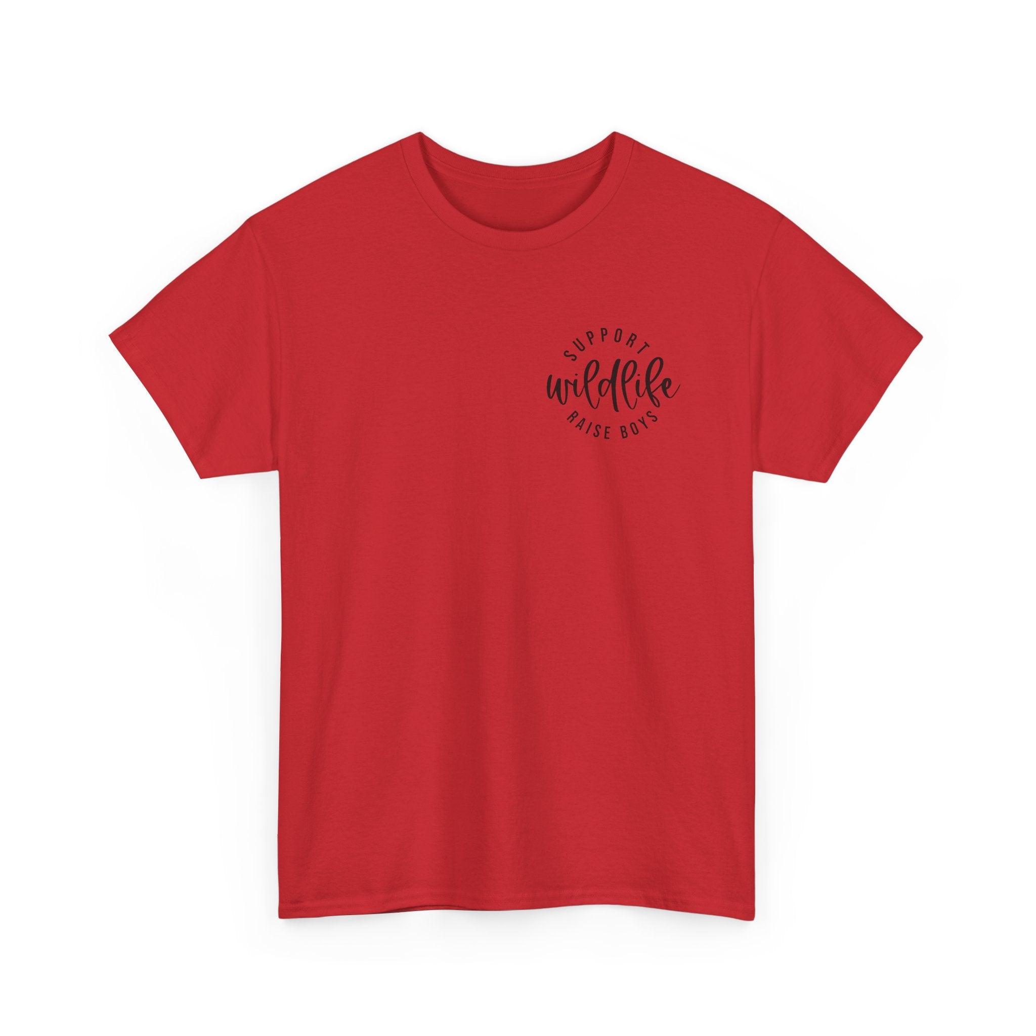 Wildlife Mom T-Shirt — Retro Script "Proud Wildlife Rescue Mom" Tee