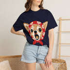 Chihuahua Bandana T-Shirt — Cute Vintage Dog Face Tee