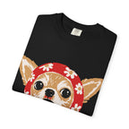 Chihuahua Bandana T-Shirt — Cute Vintage Dog Face Tee