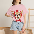 Chihuahua Bandana T-Shirt — Cute Vintage Dog Face Tee