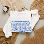 Mama Floral Bow Crewneck Sweatshirt